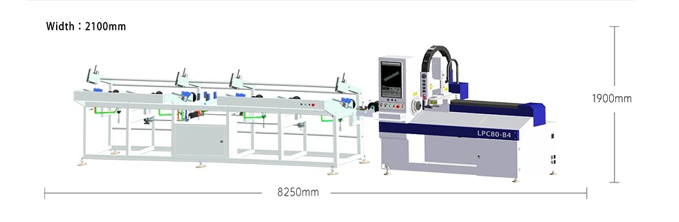 Yarı Otomatik Lazer Fiber Kesme Makinesi